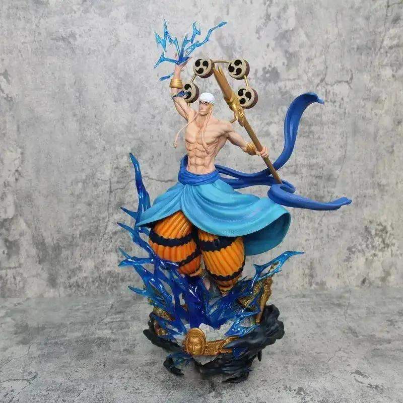 Thunder God Enel Anime Figurine, One Piece Figurines Gk Oversize PVC Statue Swappable Top Half 45 cm - Image 3