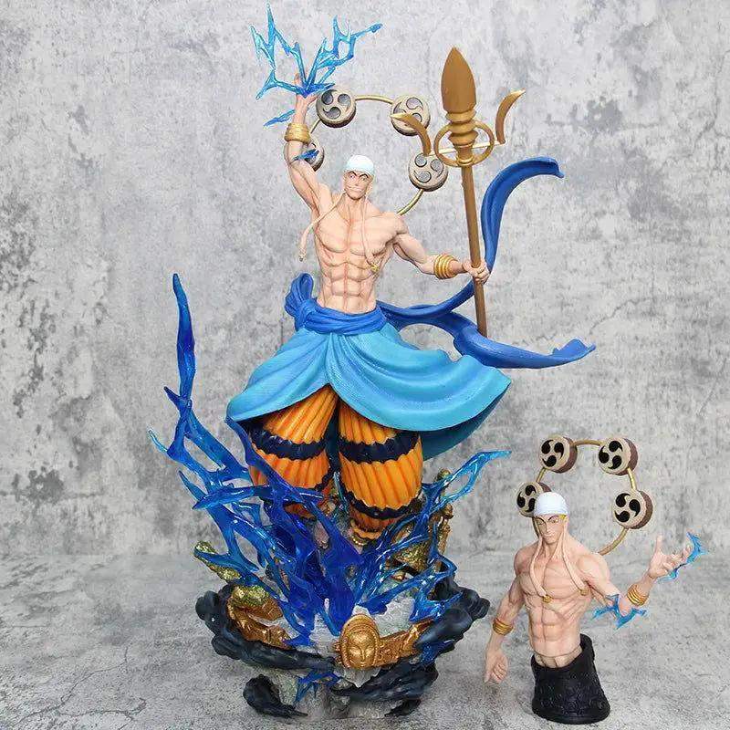 Thunder God Enel Anime Figurine, One Piece Figurines Gk Oversize PVC Statue Swappable Top Half 45 cm - Image 8