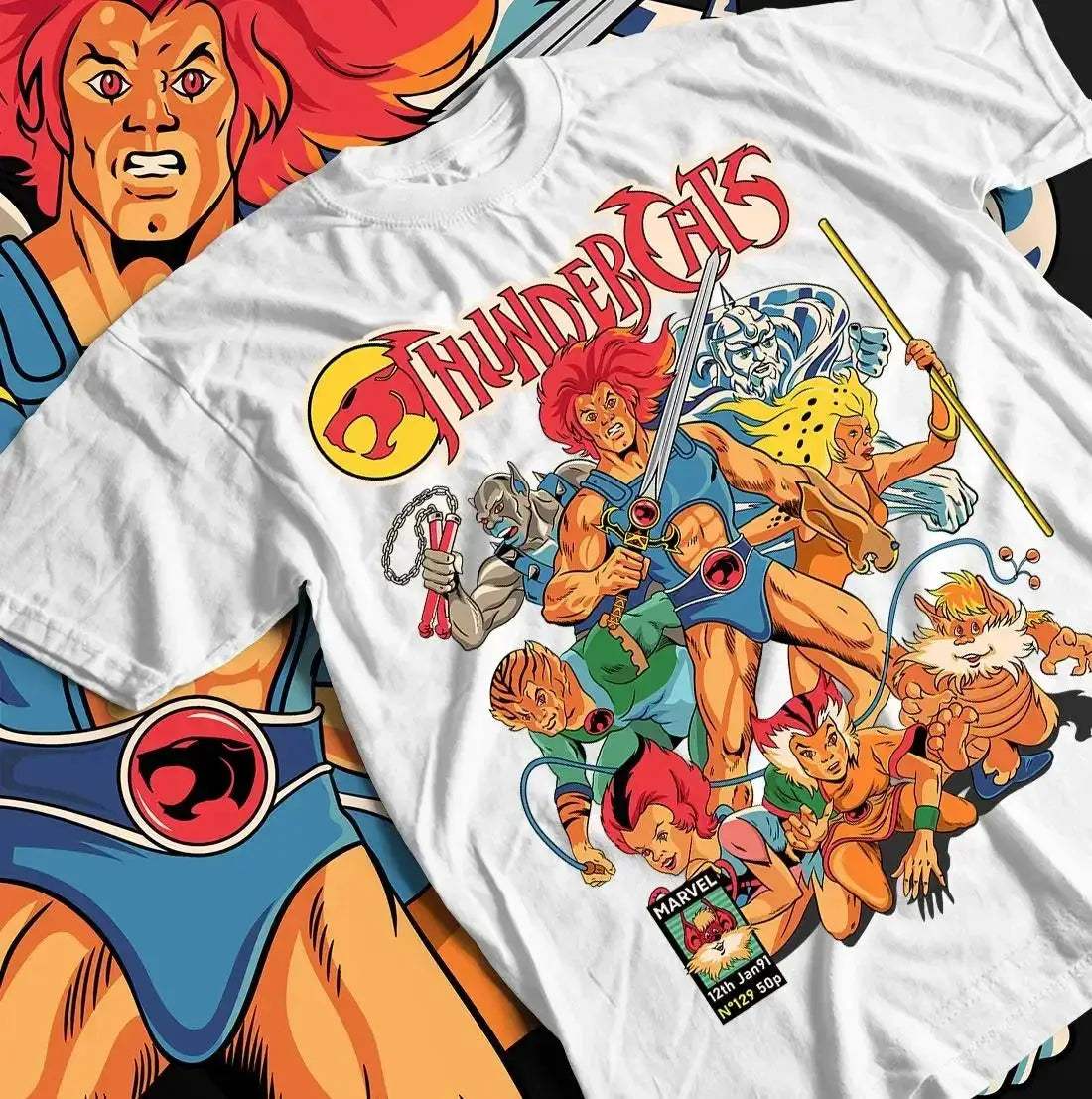 ThunderCats Anime Shirt Unisex Cotton Loose Fit Tee