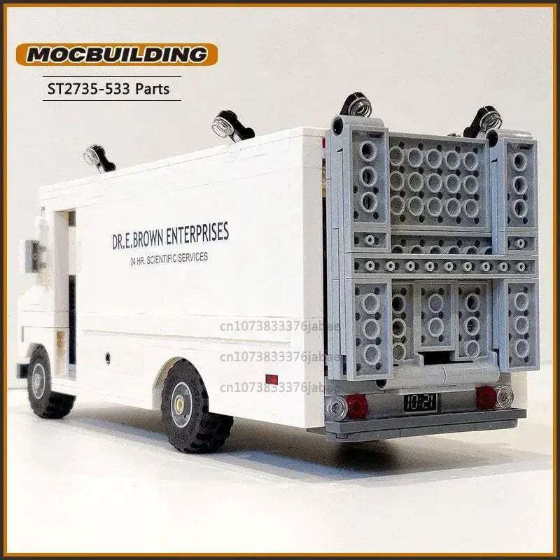 Time Machine MOC Building Blocks Car Kit for Collectors - Image 5