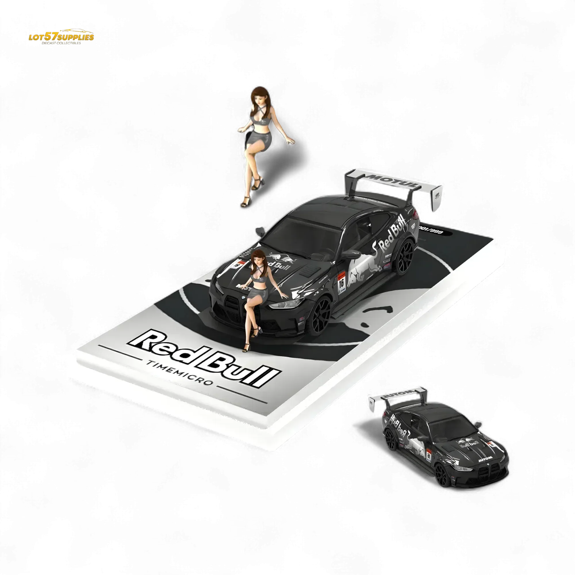 TimeMicro BMW M4 Widebody Silver 1:64