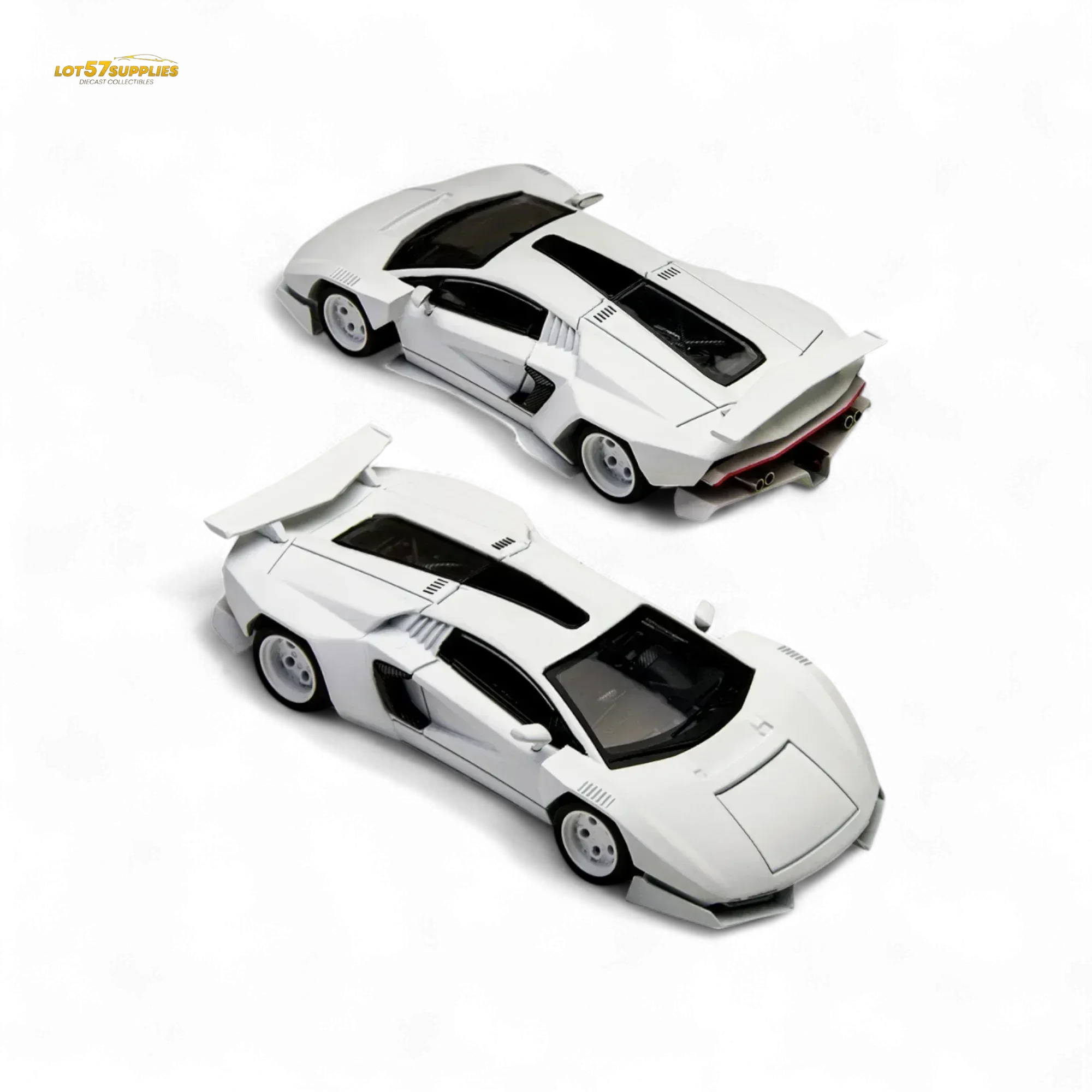 TimeMicro Countach V Ver. Mechanic White 1:64 - Image 2