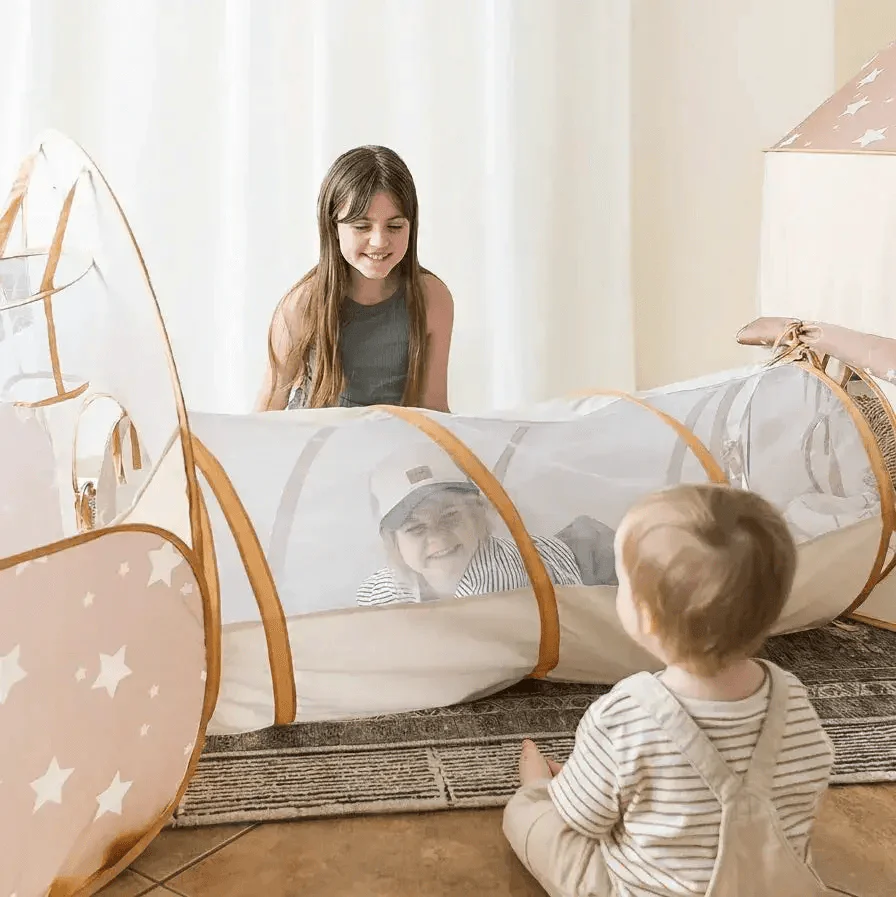 Tiny Land® Discovery 5-in-1 Play Tunnel With no Balls - Image 7