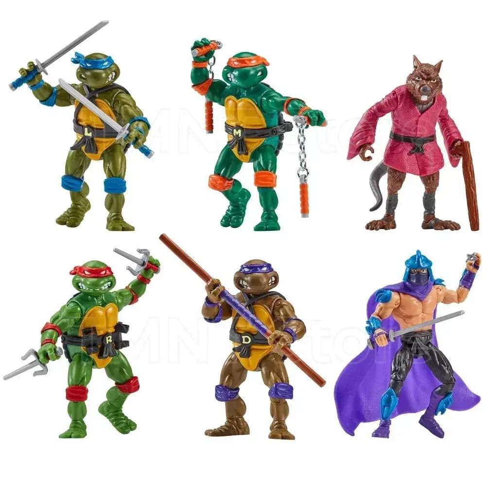 TMNT Classic Action Figure Remake 4.5 Inch Collectible For Boys - Image 2