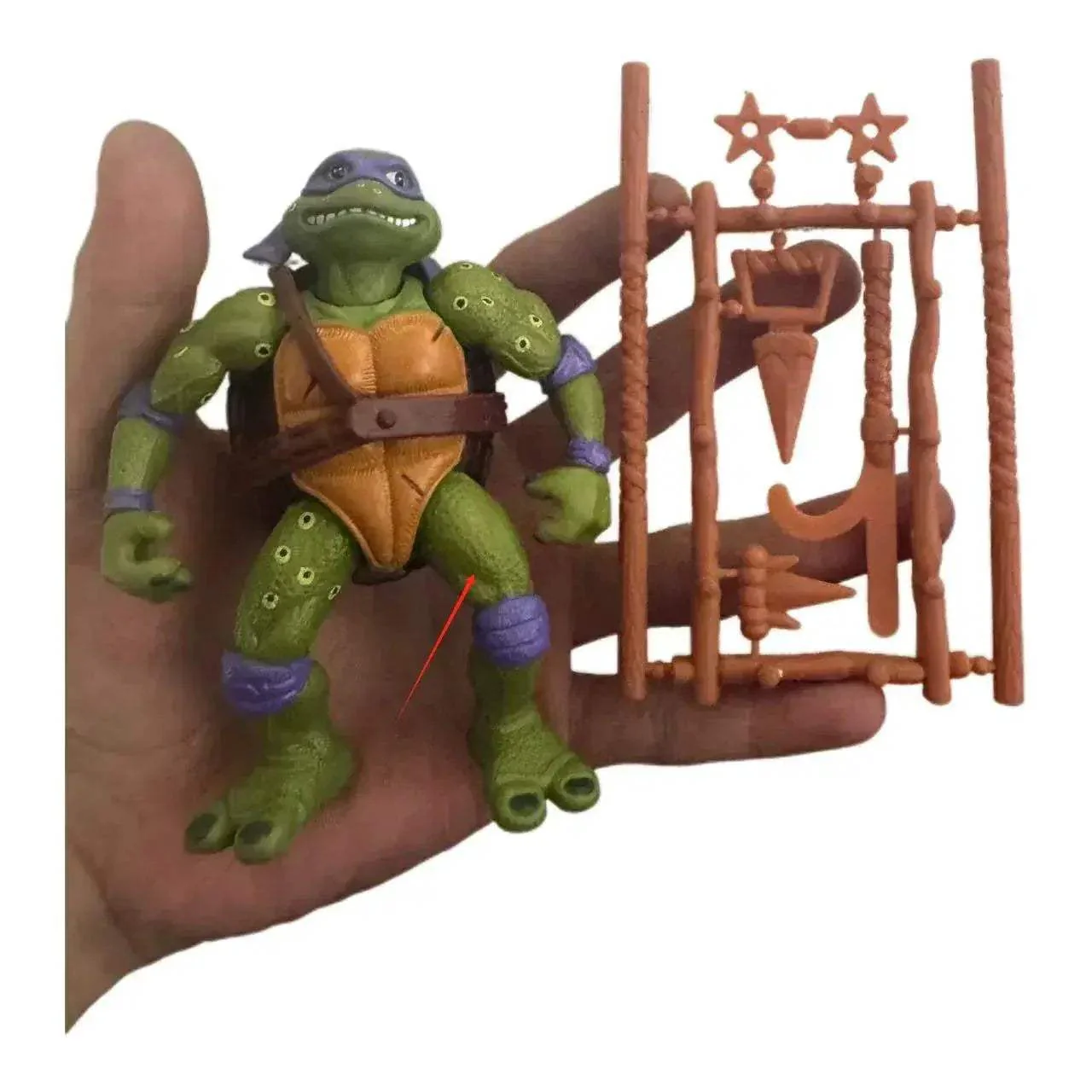 TMNT Classic Action Figure Set 12cm Four Figures Bundle - Image 9