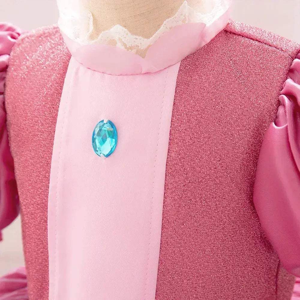 Toddler Princess Dress Cosplay Party Gown With Bow - Image 3