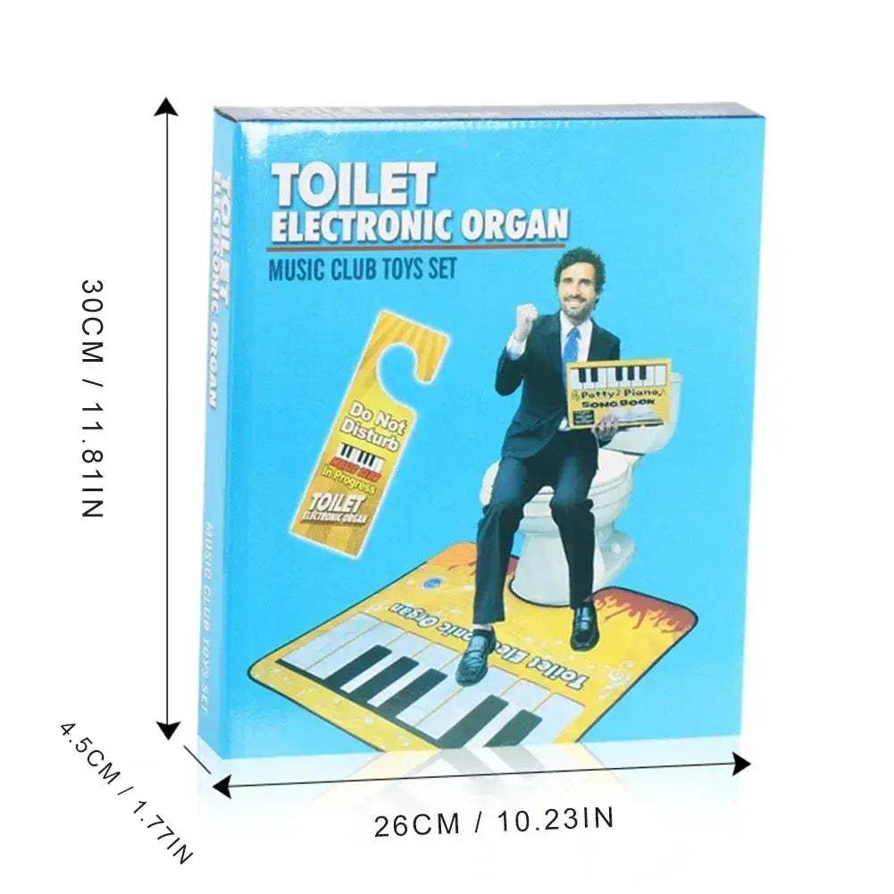 Toilet Piano Mat Musical Bathroom Keyboard Rug For Home - Image 5