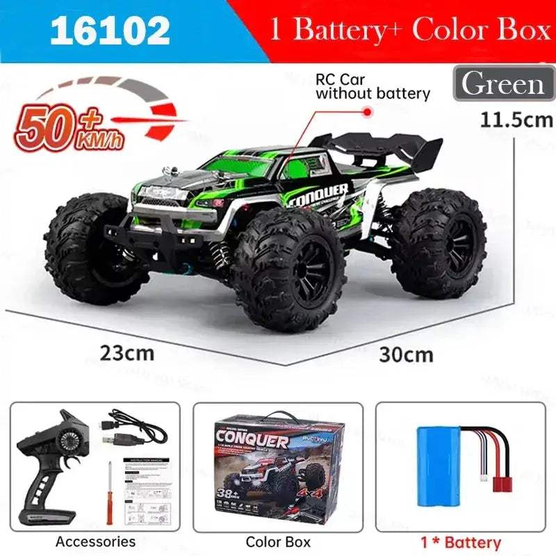 WLtoys RC Car 4x4 Off-Road High Speed With LED Lights - Image 7