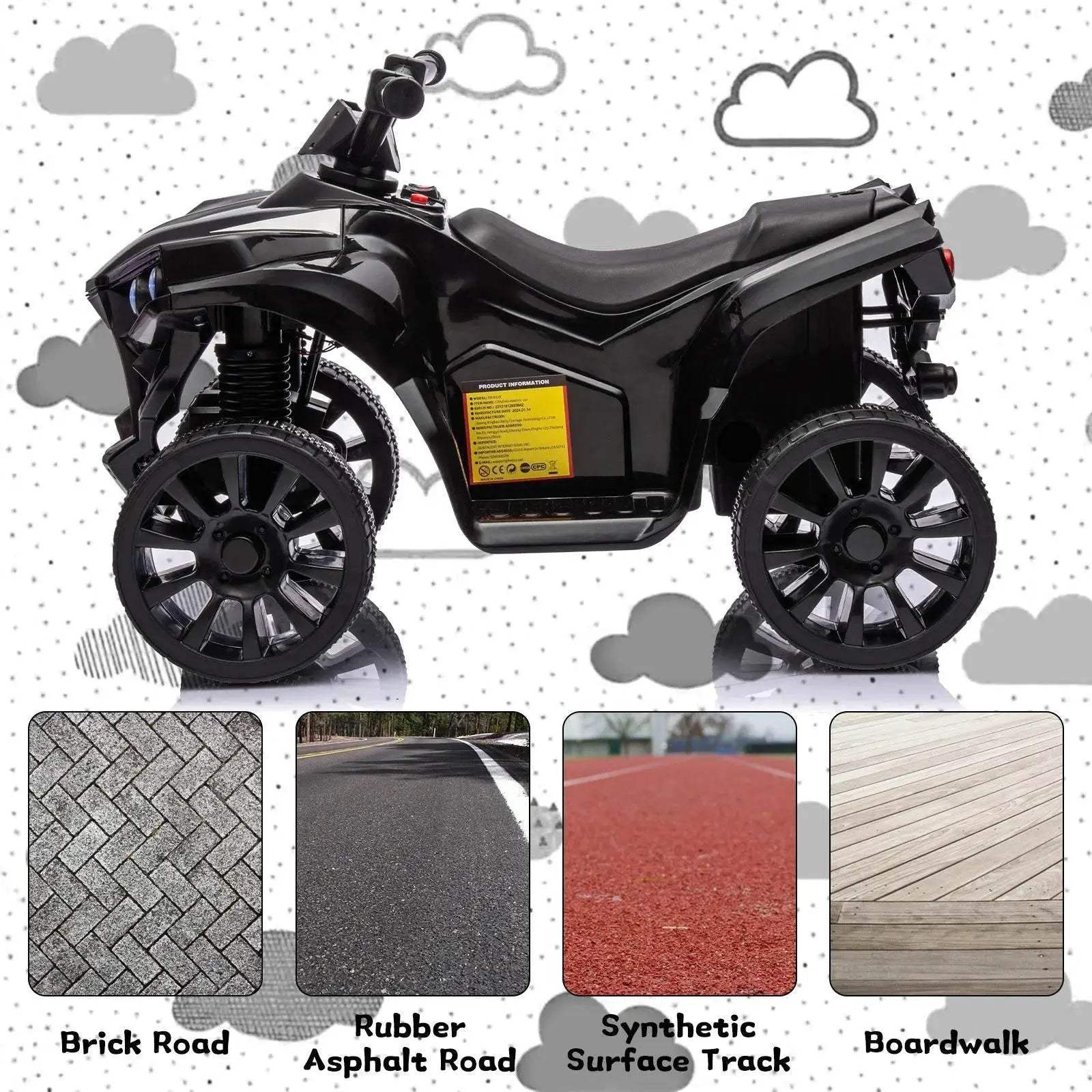 Top Kids 6V ATV Ride On With Led Lights For Young Riders - Image 2