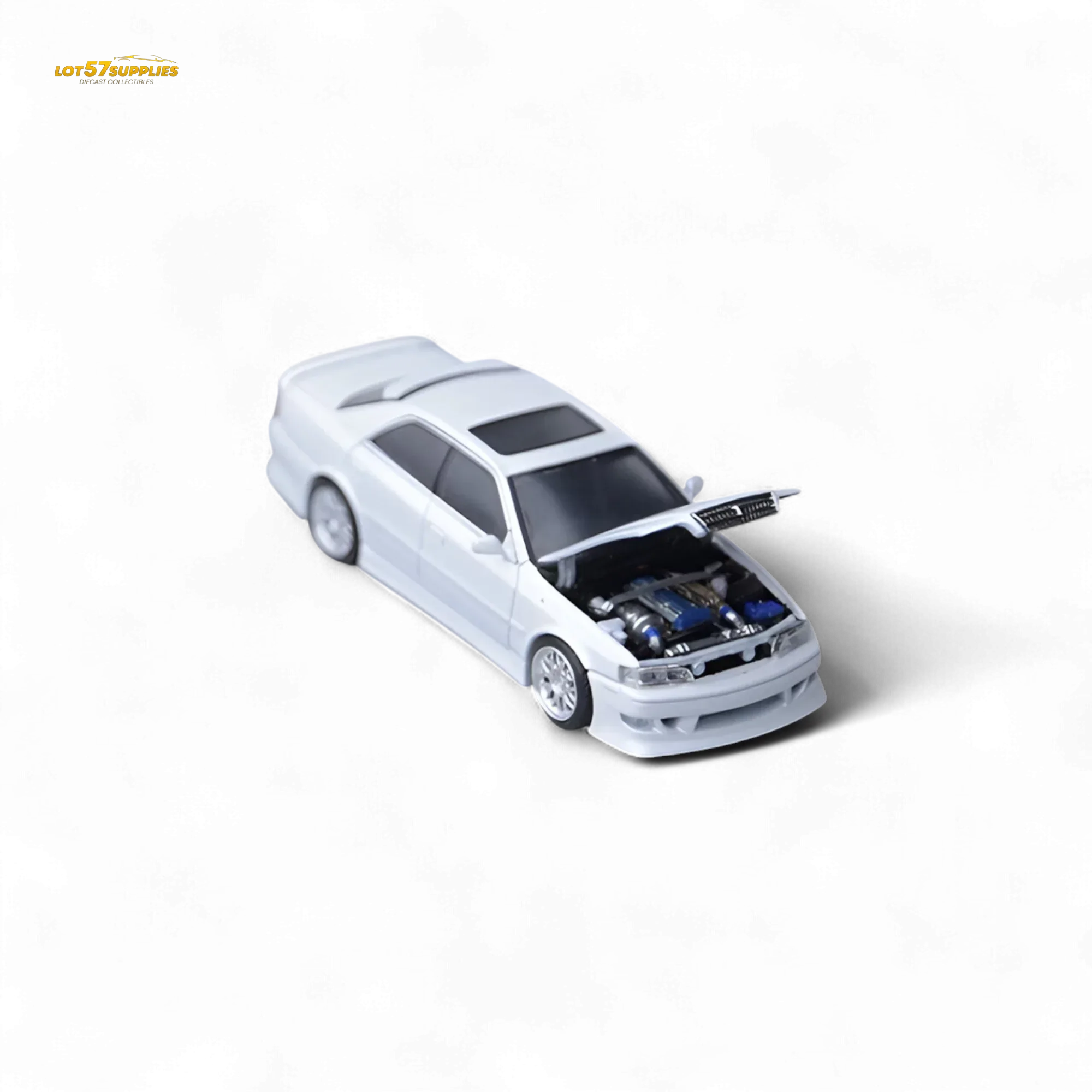 Model One Toyota JZX100 Pearl White 1:64 - Image 6