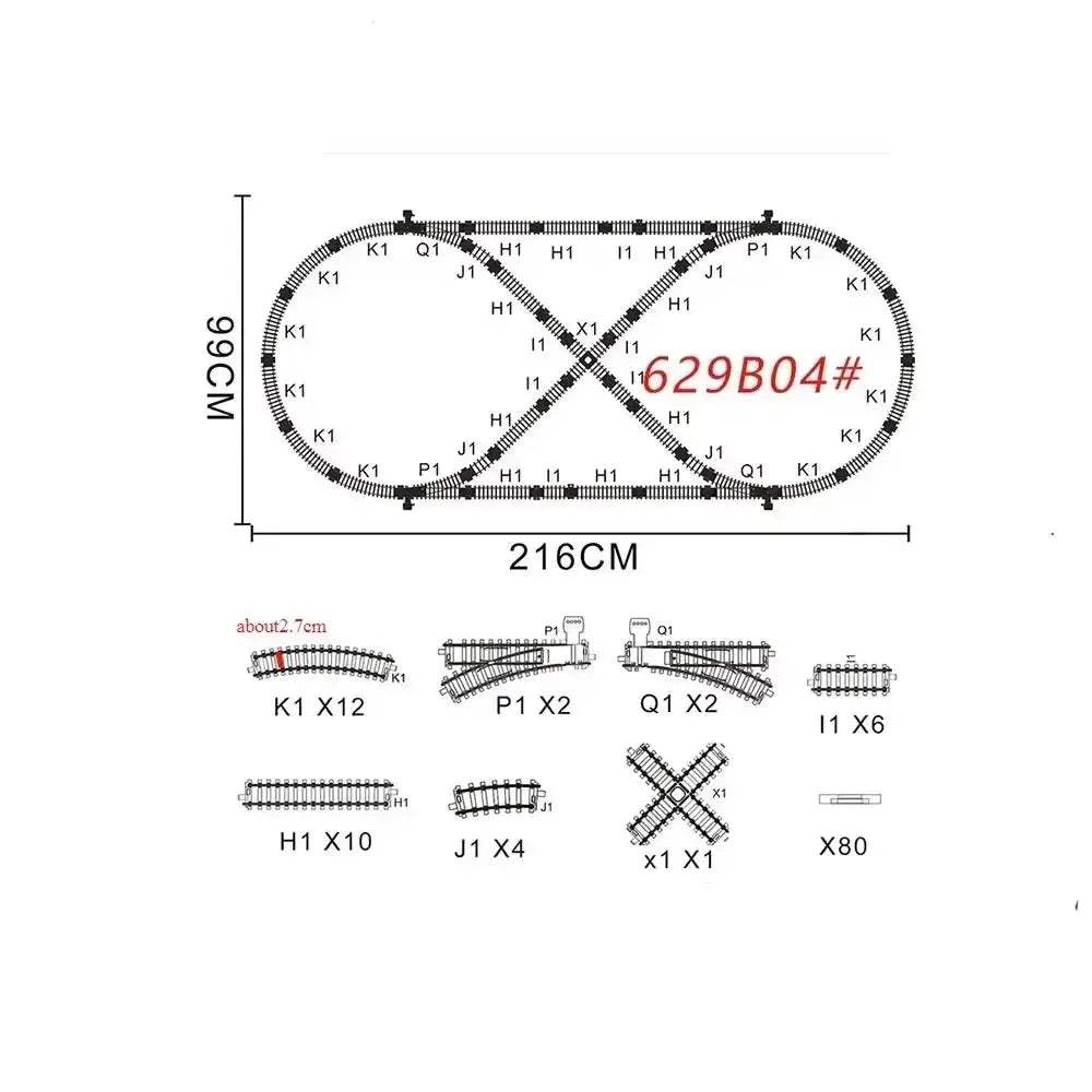 Train Track Crossing Expansion Set for Model Railways - Image 10