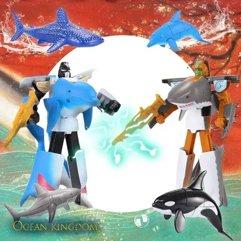 Transformable Shark Robot Toy That Morphs Into Great White - Image 5