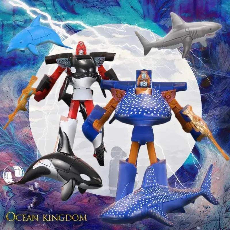 Transformable Shark Robot Toy That Morphs Into Great White - Image 6