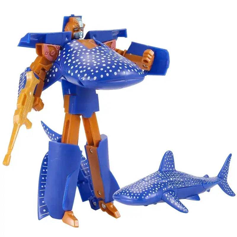 Transformable Shark Robot Toy That Morphs Into Great White - Image 7