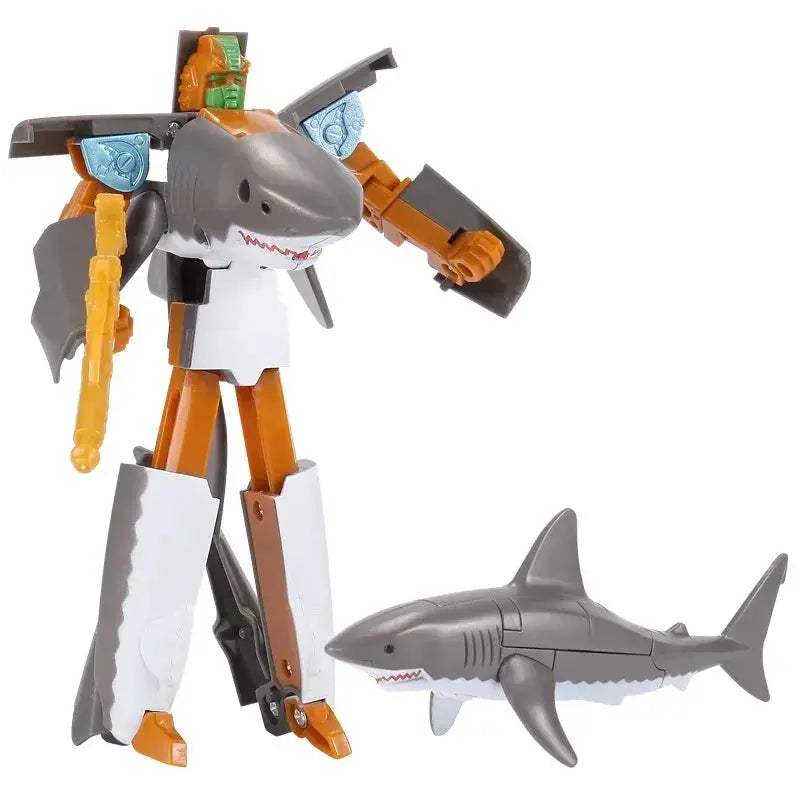 Transformable Shark Robot Toy That Morphs Into Great White - Image 9