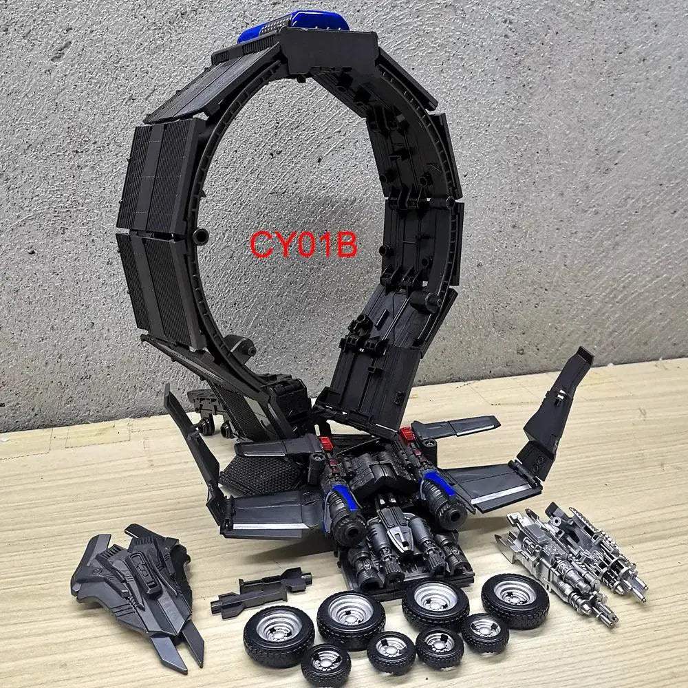 Transforming Action Figure Robot With Car Trailer Accessory - Image 13