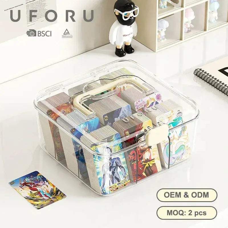 Transparent Card Storage Box With Dustproof Moistureproof Design - Image 3
