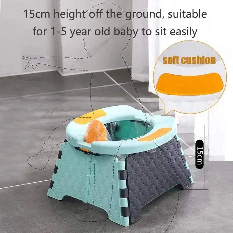Travel Portable Potty For Kids With Easy Clean Design - Image 4