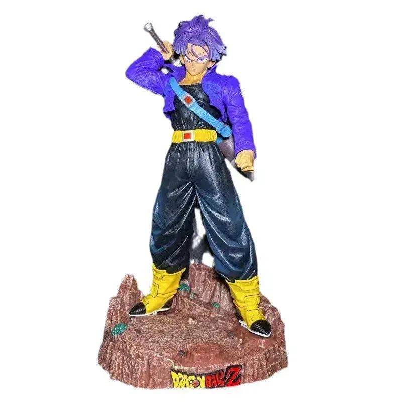Trunks Dragon Ball Z Anime Figure, DBZ Interchangeable Super Saiyan Head Action Figure 50 cm - Image 12