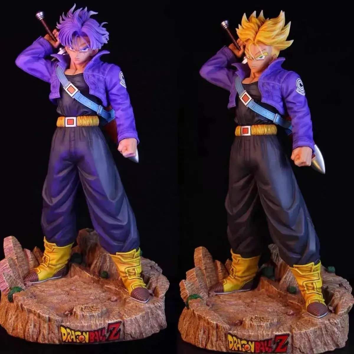 Trunks Dragon Ball Z Anime Figure, DBZ Interchangeable Super Saiyan Head Action Figure 50 cm - Image 8