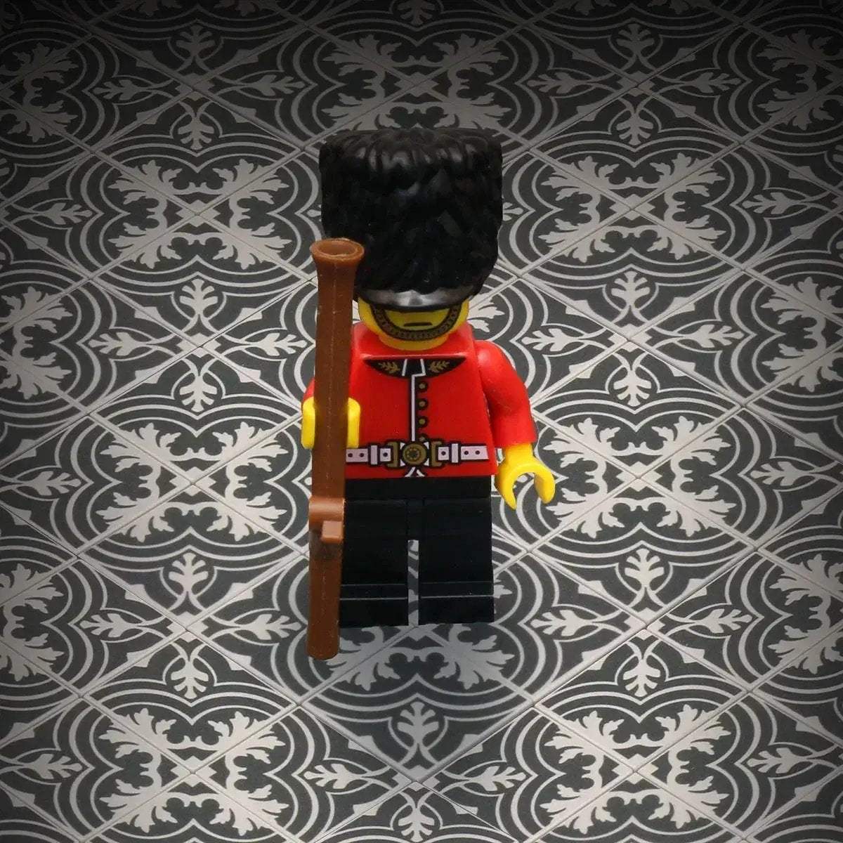 Twenties Classic Encaustic Flooring, 2x2 Tiles (Pack of 20) made using LEGO parts - B3 Customs - Image 3