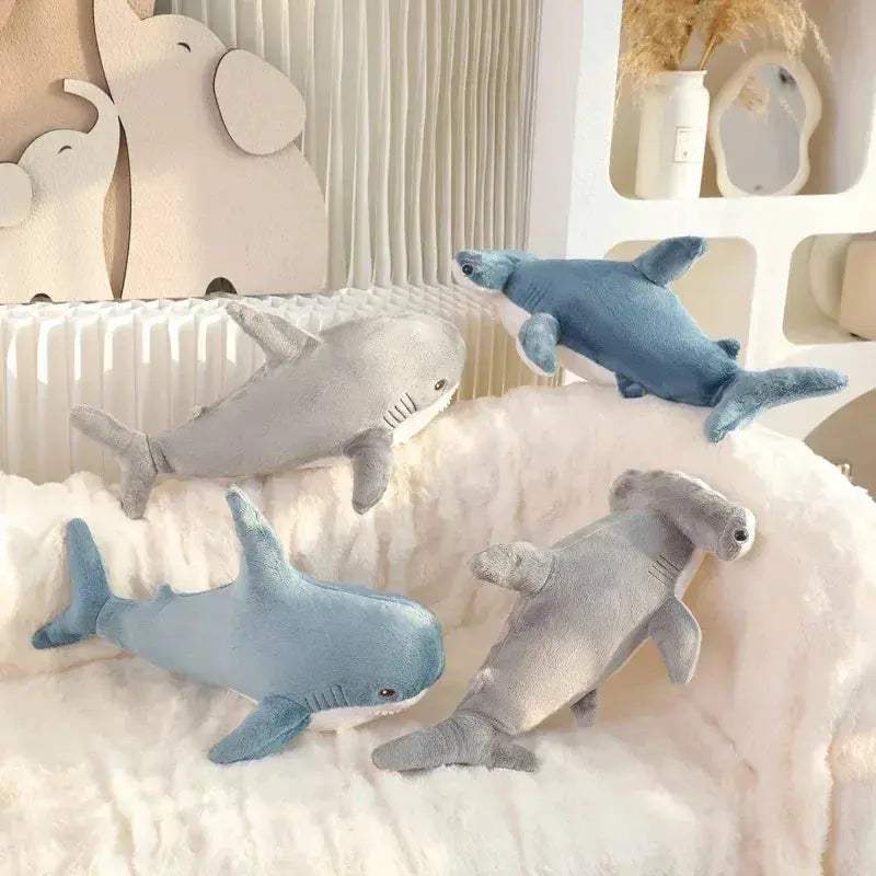 Two Headed Shark Plush Pillow For Unique Home Decor - Image 4