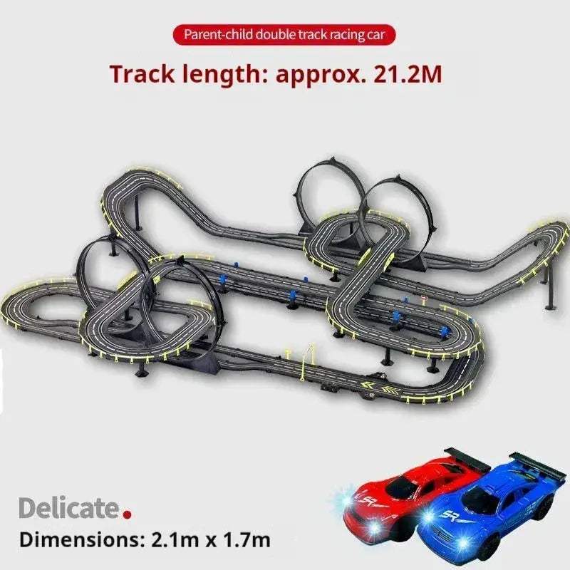 Two Player RC Car Track Racing Toy For Family Bonding - Image 12