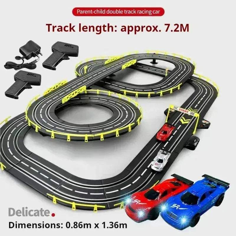 Two Player RC Car Track Racing Toy For Family Bonding - Image 14