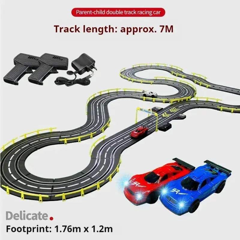 Two Player RC Car Track Racing Toy For Family Bonding - Image 15