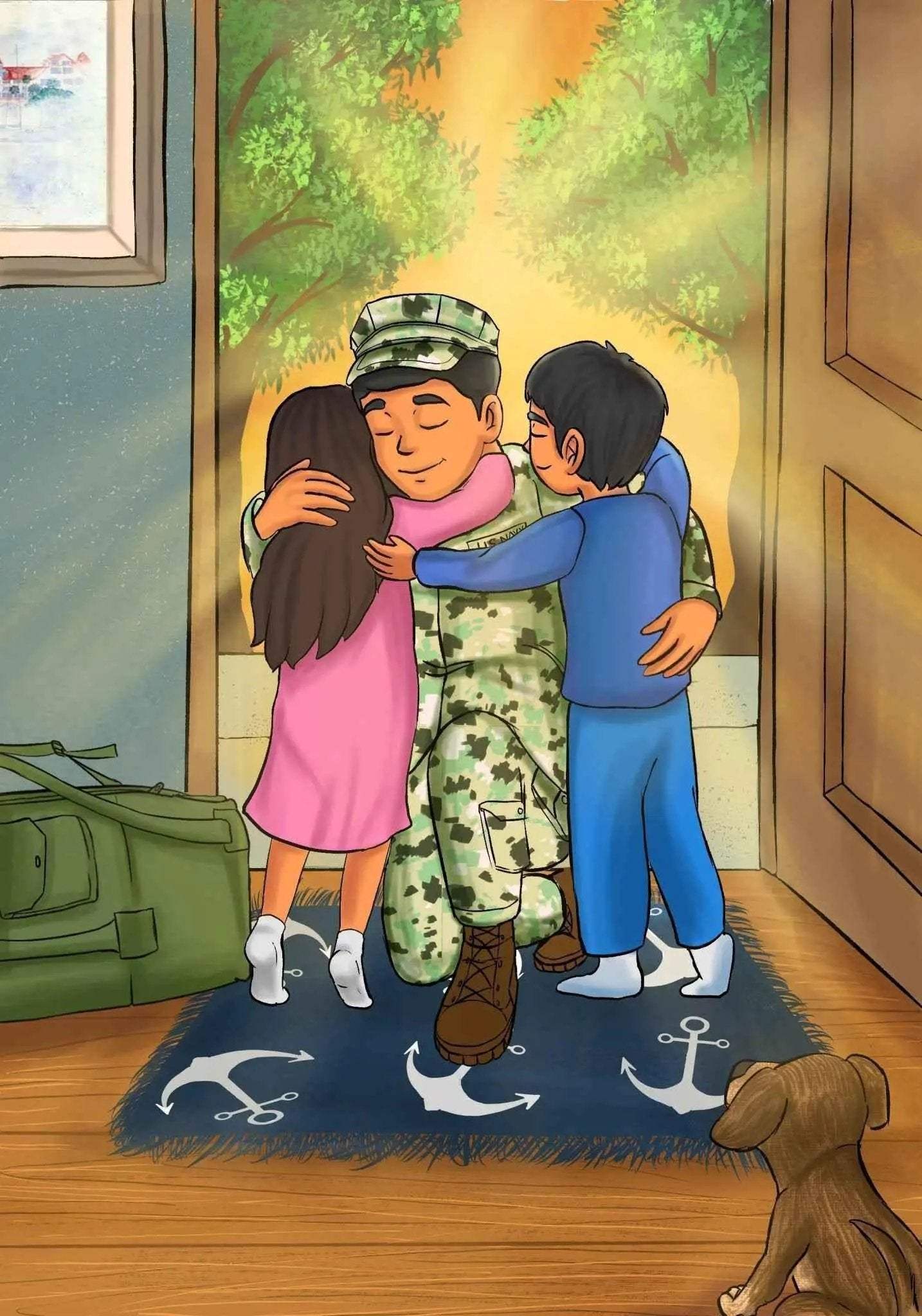 U.S. Navy Children’s Book - My Daddy, My Sailor by Matthew E. Miller - Image 2