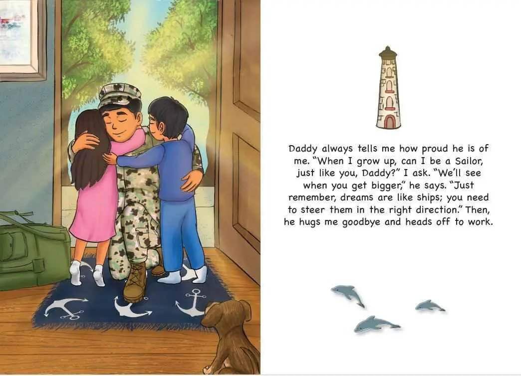 U.S. Navy Children’s Book - My Daddy, My Sailor by Matthew E. Miller - Image 4