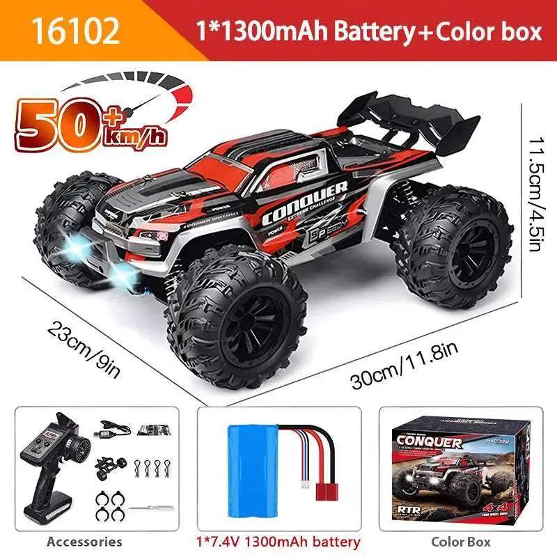 Ultra High Speed 4WD RC Car LED Remote Controller For Kids - Image 7