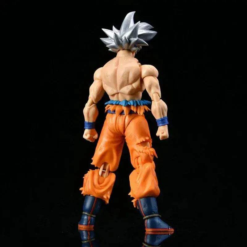 Ultra Instinct Goku Anime Figure, Dragon Ball Z Super Action Figurine White Haired 16 CM - Image 12