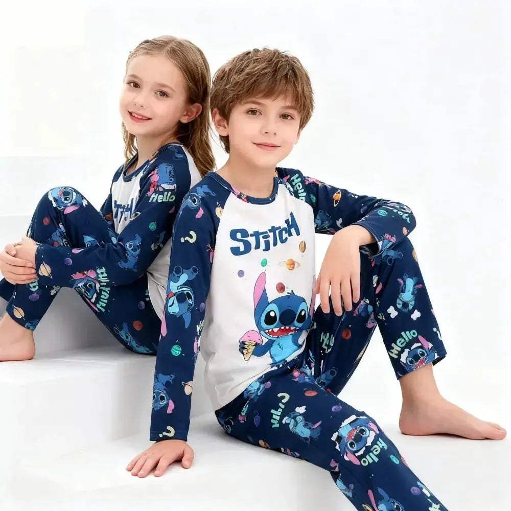 Ultra Soft Kids Pajama Set With Cozy Stitch Pattern Full Sleeve For Boys Ages 2 To 14 - Image 3