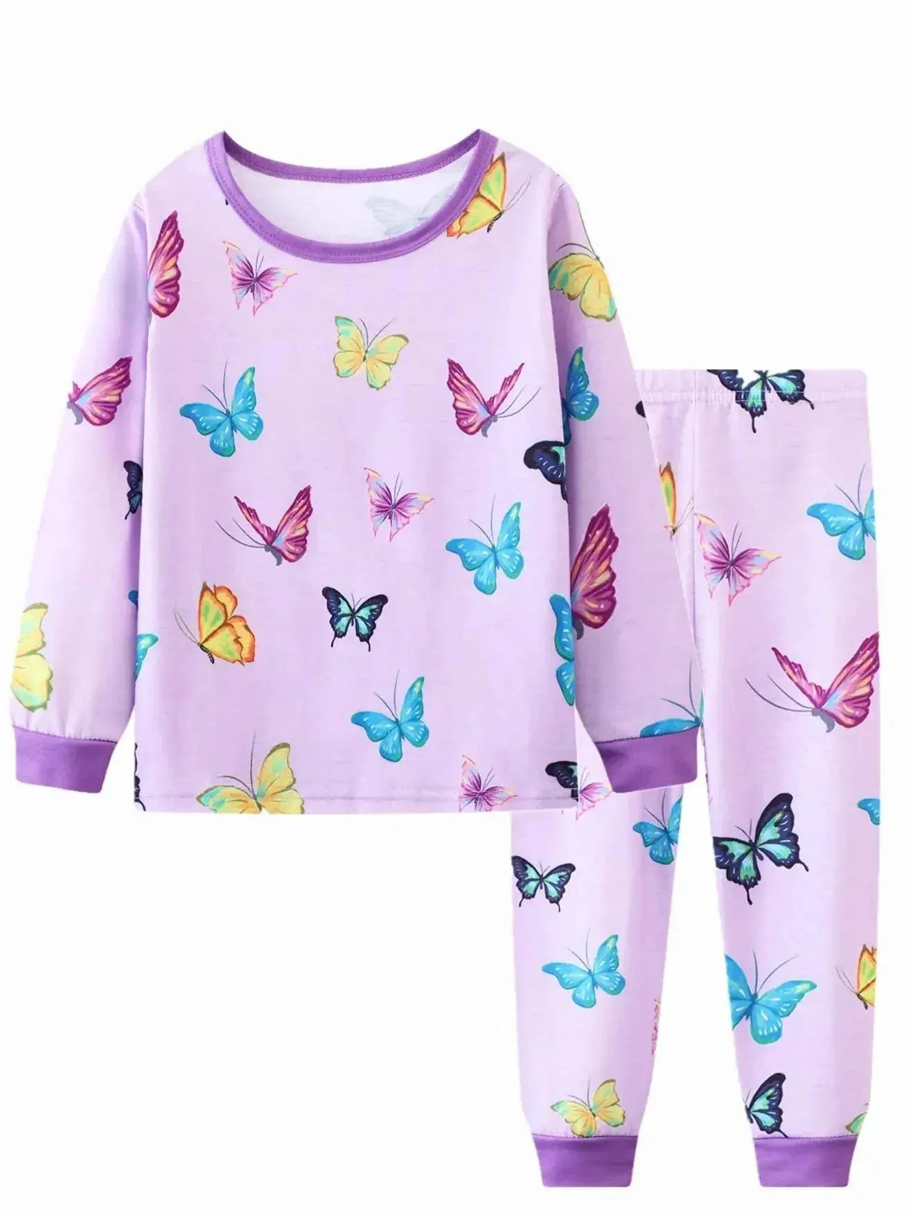Ultra Soft Premium Kids Cotton Pajama Sets With All Season Cartoon Unicorn Print For Girls - Image 21