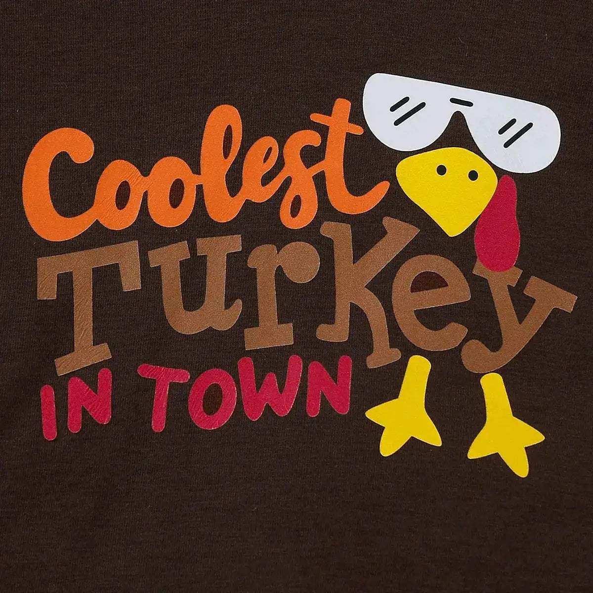 Unisex Baby Thanksgiving Letter Print Hoodie And Pants Set 1-3Y Polyester - Image 4