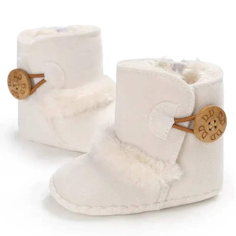 Unisex Baby Winter Boots With Warm Fuzzy Lining For Toddlers - Image 3