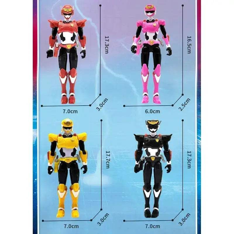 Unisex Police Transformation Action Figure Toy Robot Mini Agent Simulation Animal Theme - Image 6