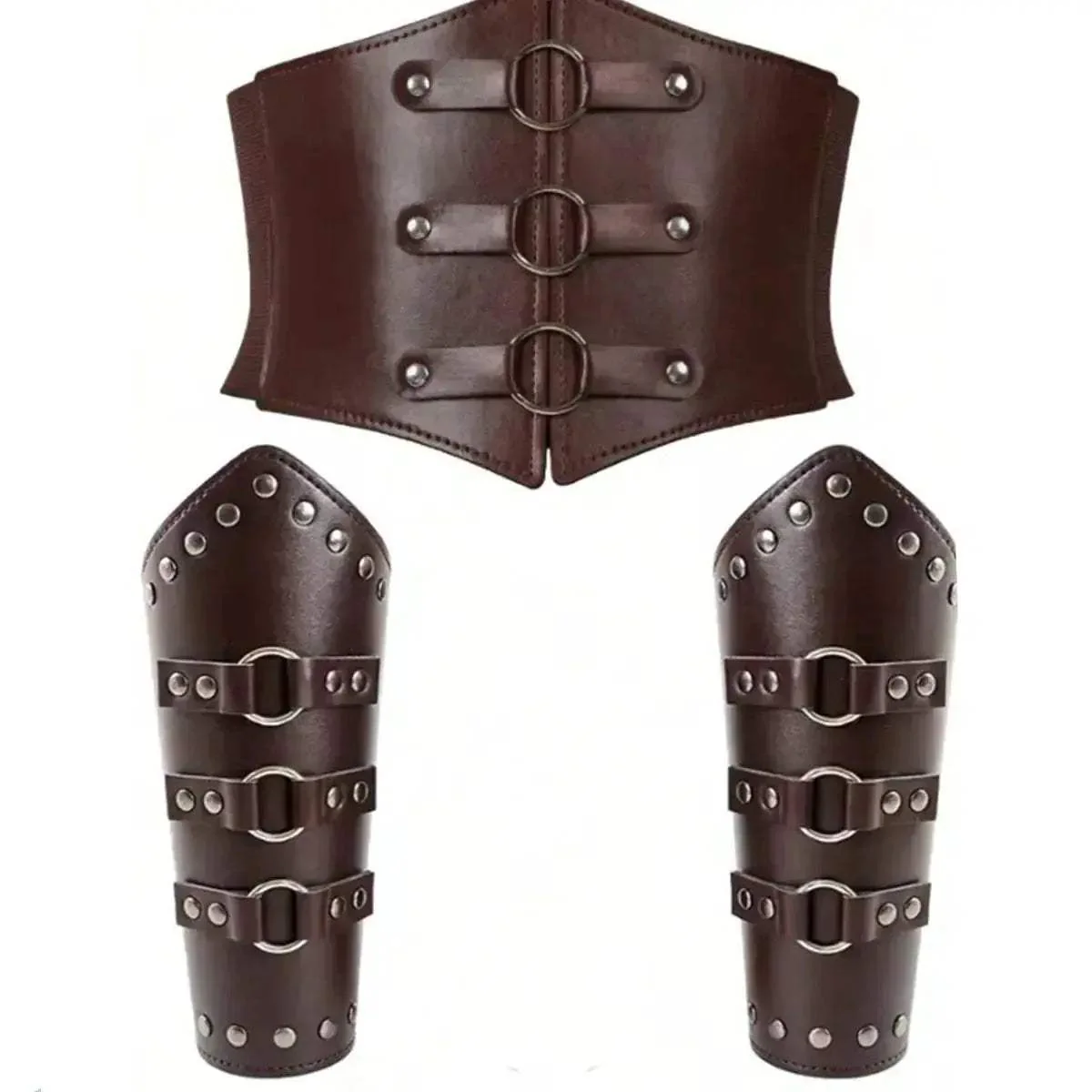 Unisex Western Waist Belt Set With Durable PU Buckle