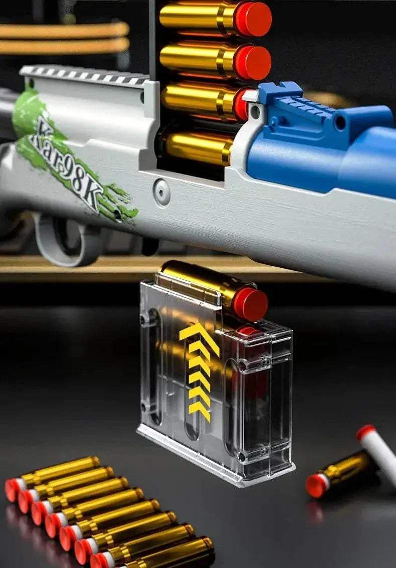 Up-Pressure Shell AWM Soft Shell Toy Gun Sniper Rifle 98K - Image 7