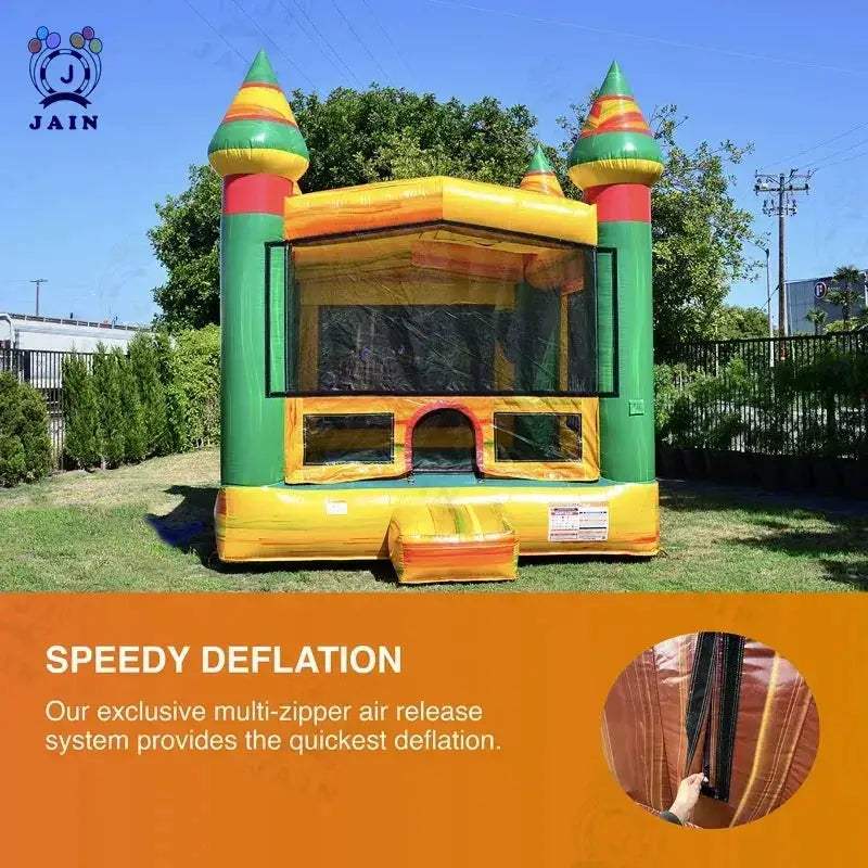 US Stock Inflatable Bounce House With Blower For Kids - Image 6