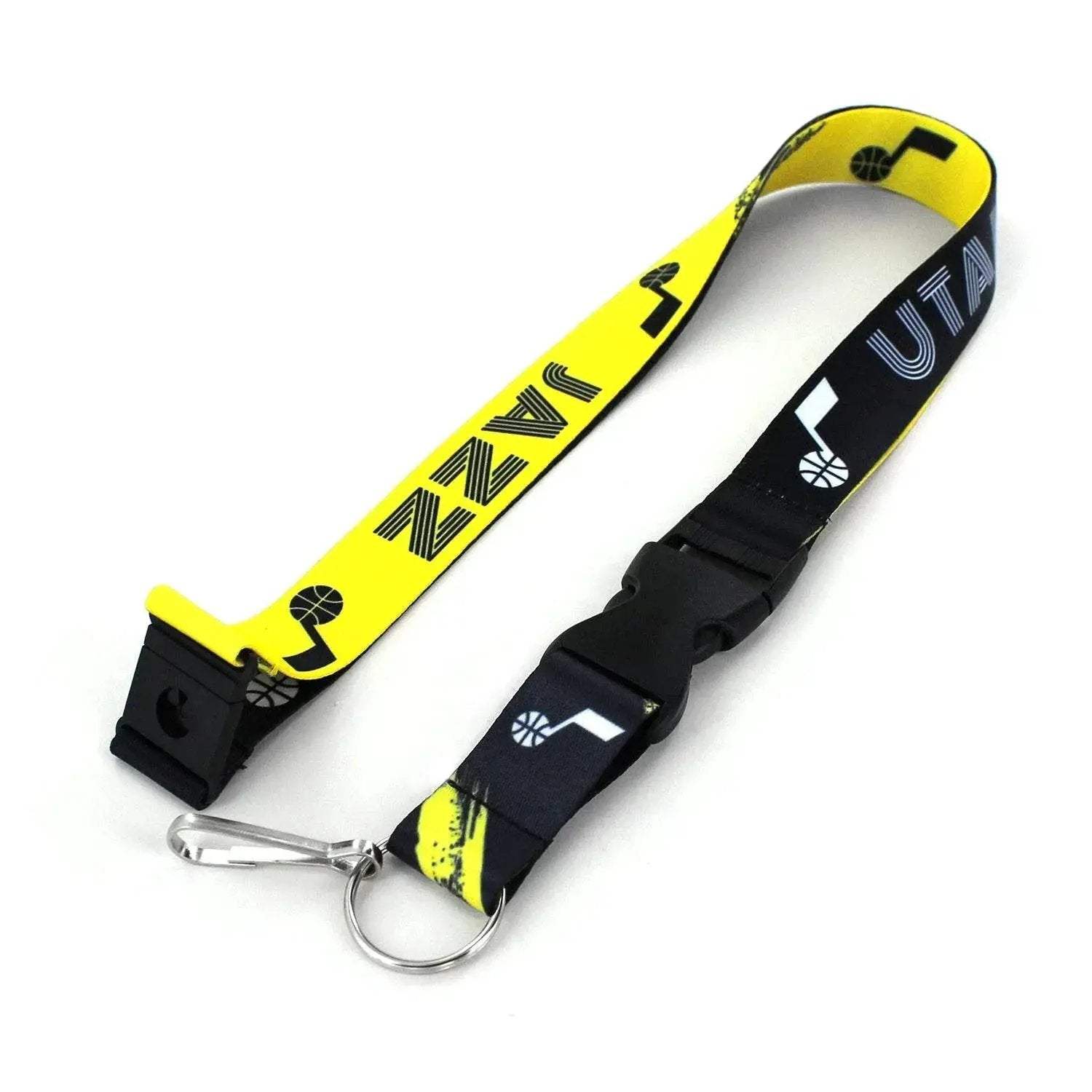 Utah Jazz Crossfade Lanyard With Breakaway Clip Key Ring