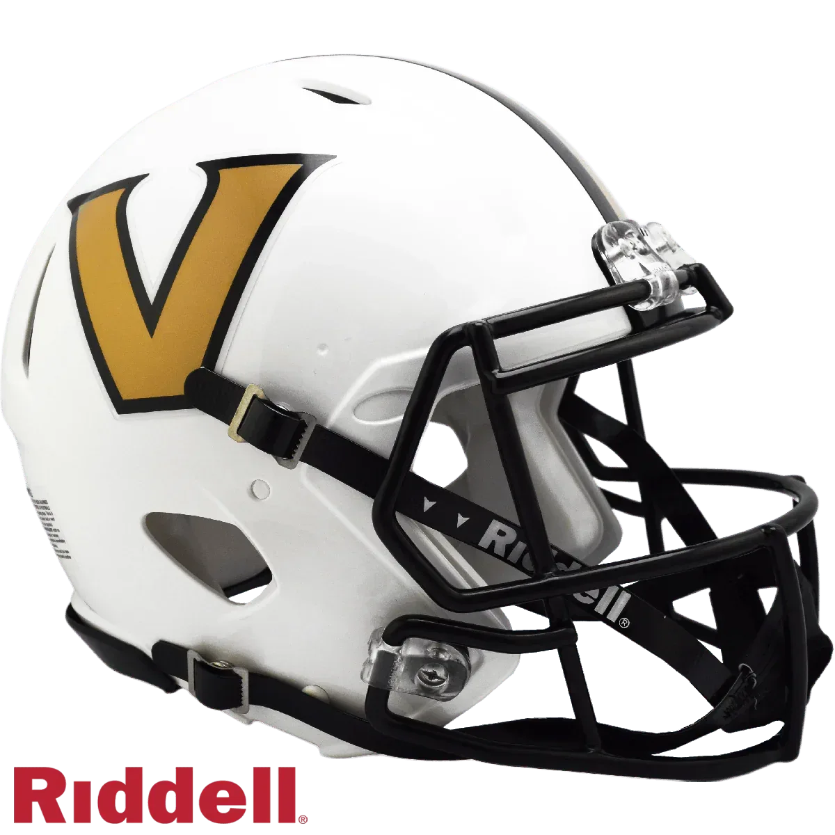 Vanderbilt Commodores Riddell Authentic Speed Helmet White