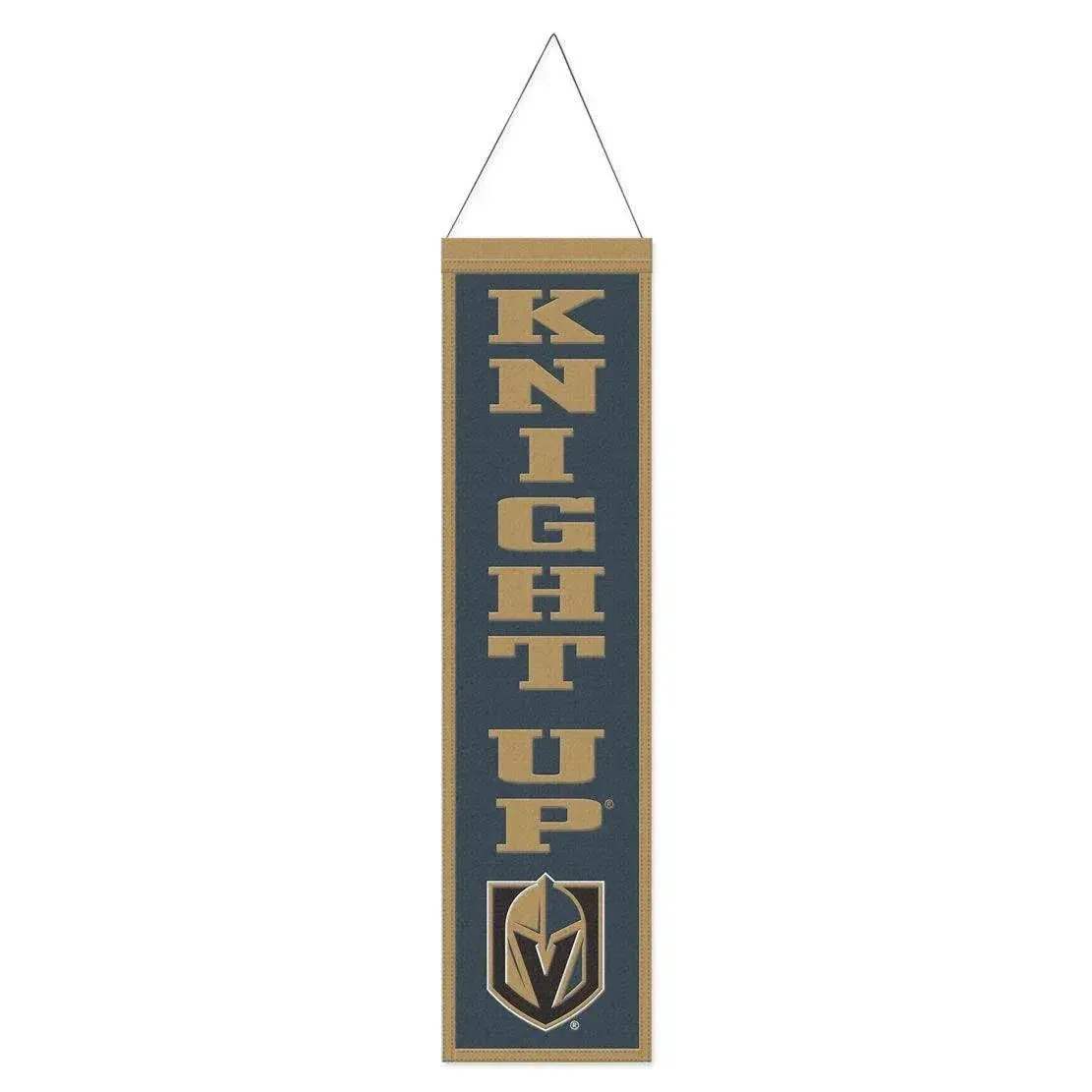 Vegas Golden Knights Banner Wool 8x32 Heritage Slogan