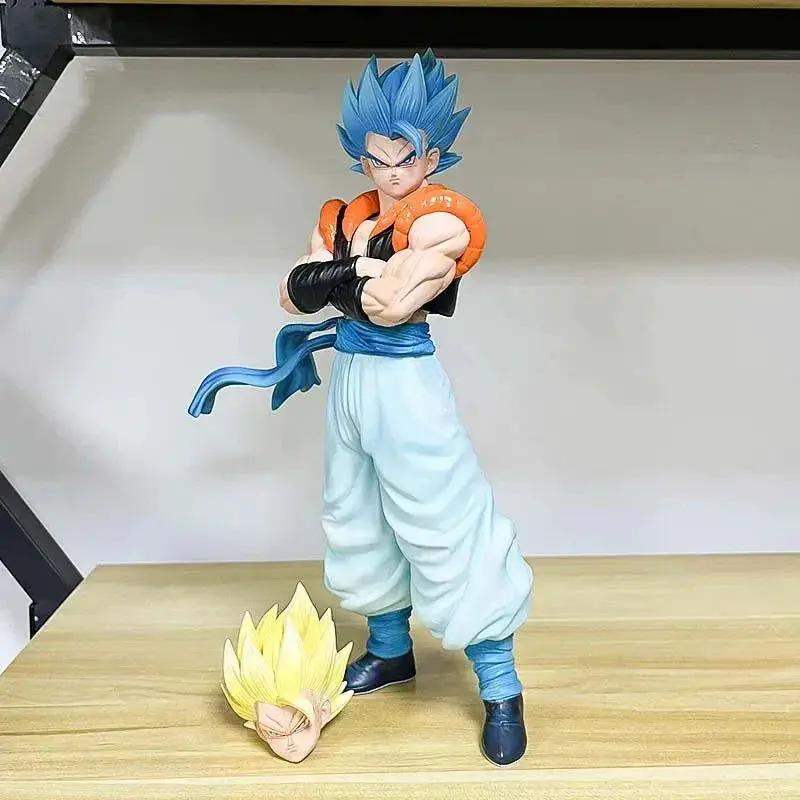 Vegito and Gogeta Anime Figurines, Swapable Super Saiyan and Blue Heads Dragon Ball Super GT 30 CM - Image 9