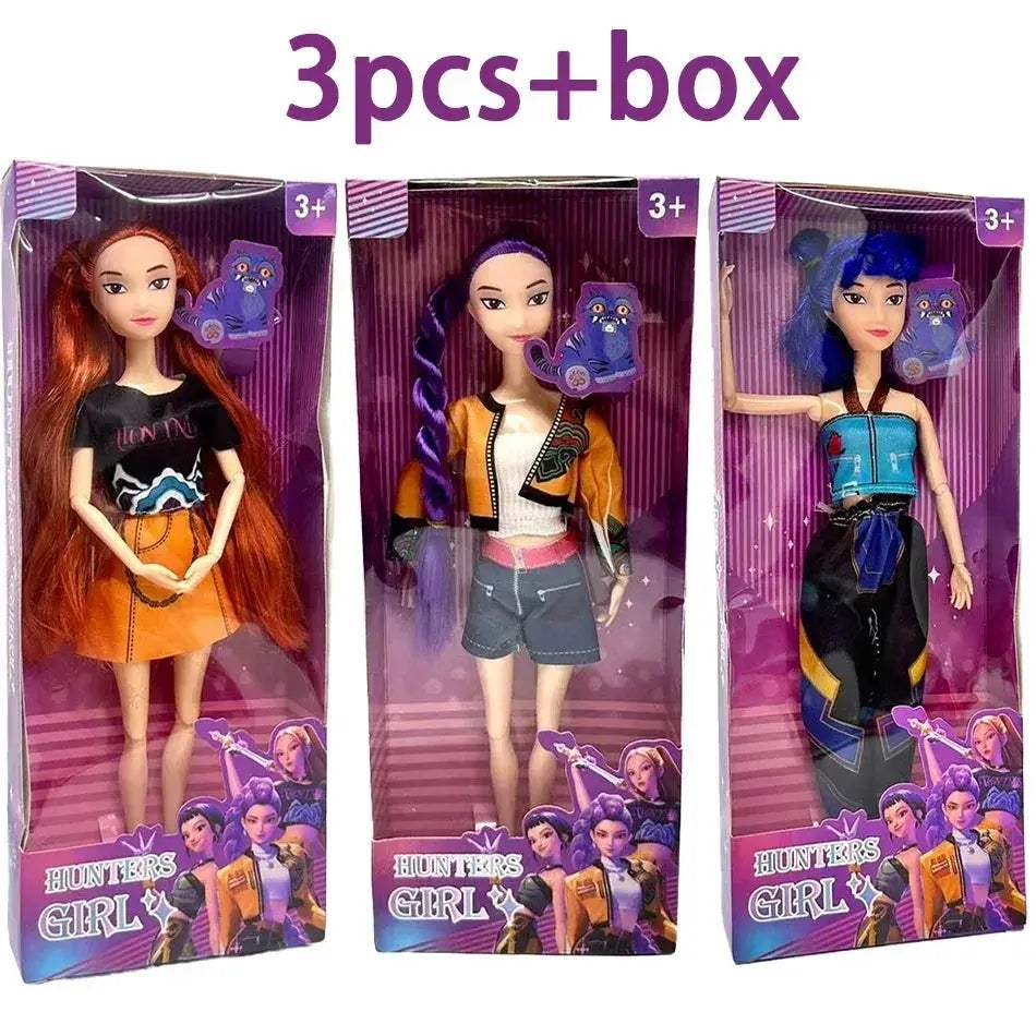 Vinyl Doll Anime Figure Demon Hunters 30cm Gift Edition