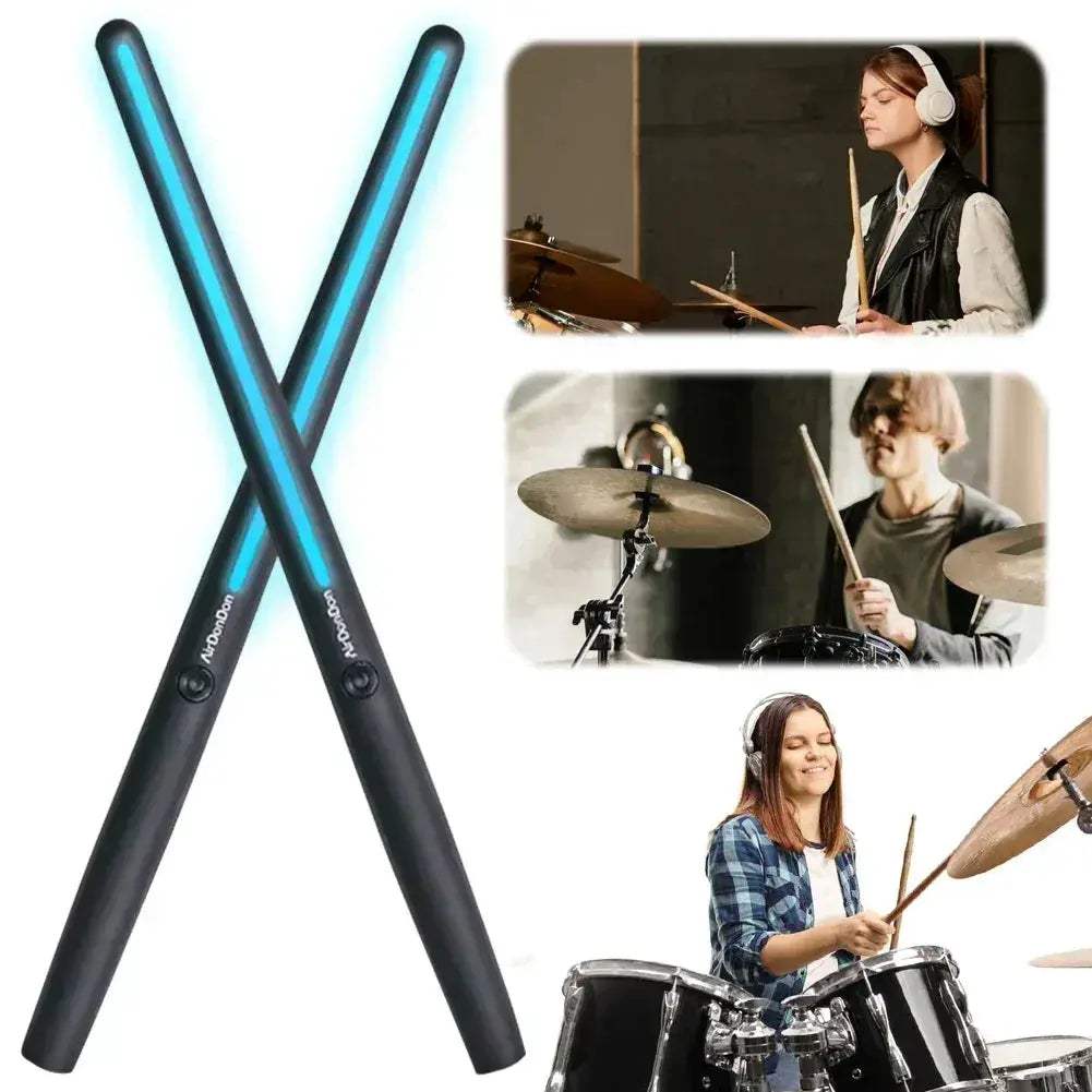 Virtual Air Drum Set With Realistic Electronic Drums And Pedals - Image 5