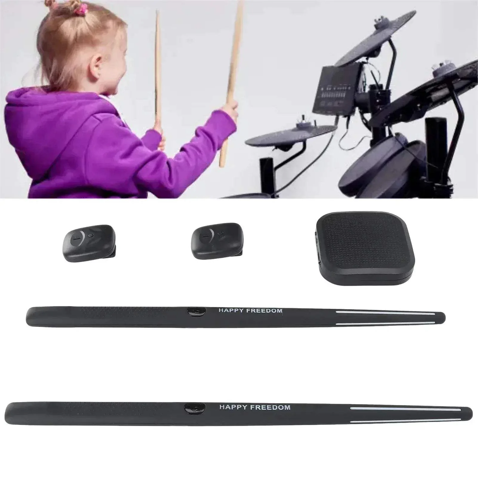 Virtual Drum Kit Motion Sensing Air Drumsticks for Beginners - Image 2