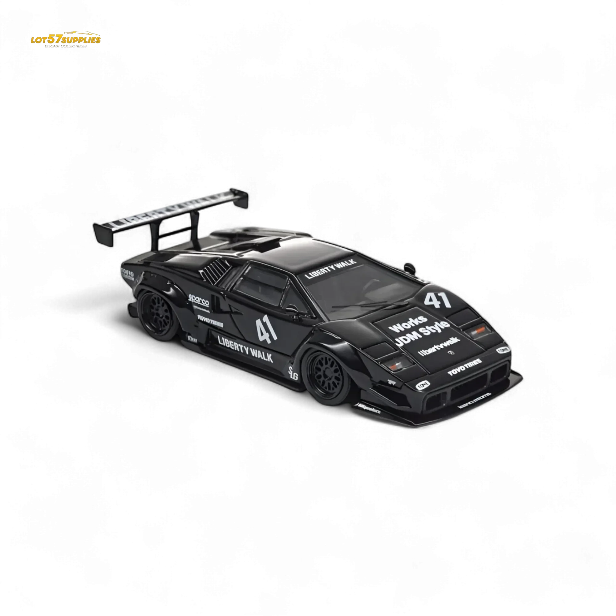 Vision64 Lamborghini Countach Luxury Version Black 1:64 - Image 2