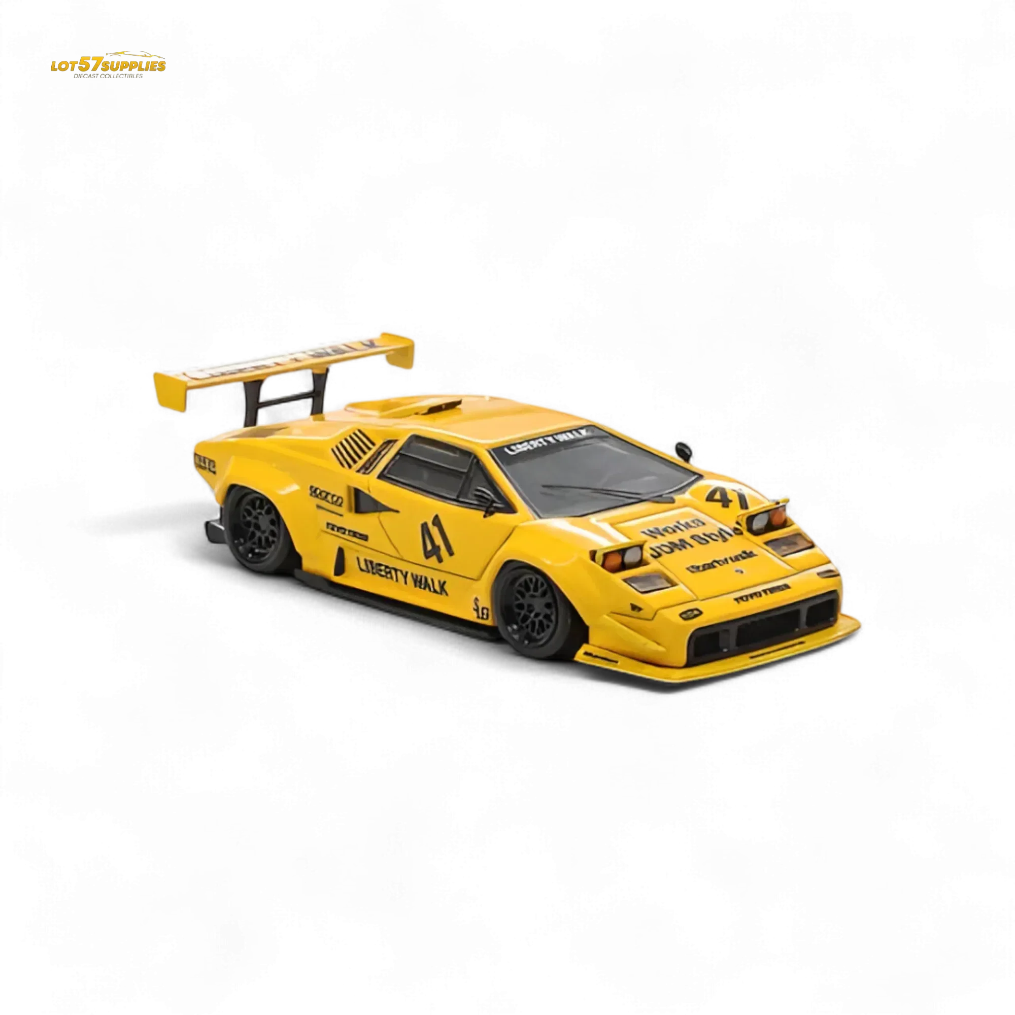 Vision64 LB Lamborghini Countach Luxury Version - Yellow 1:64 - Image 2